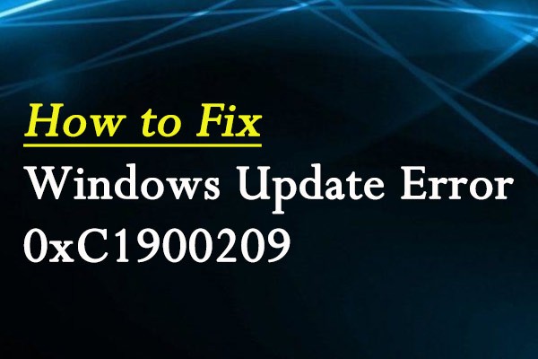 Ошибка 0xc1900209 при обновлении Windows? Решаем вместе!