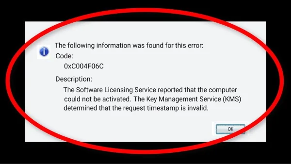 Ошибка 0xC004F06C. Исправляем вместе.
