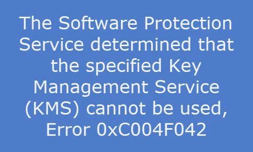 Ошибка 0xC004F042 и способы устранения