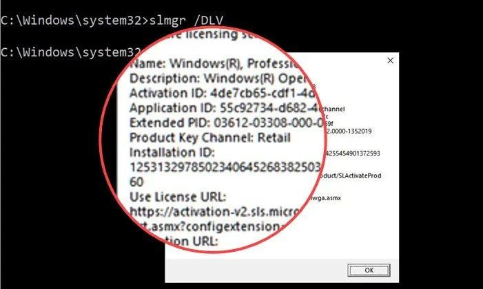Ошибка 0xC004F00F во время активации Windows