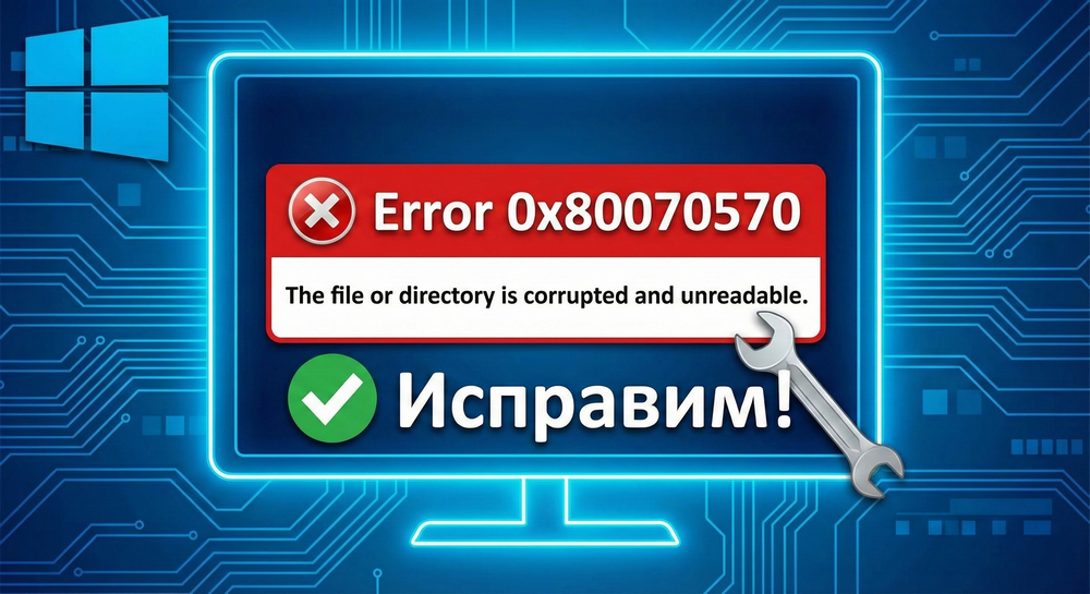 0x80070570 ошибка на Виндовс: Полное руководство по исправлению