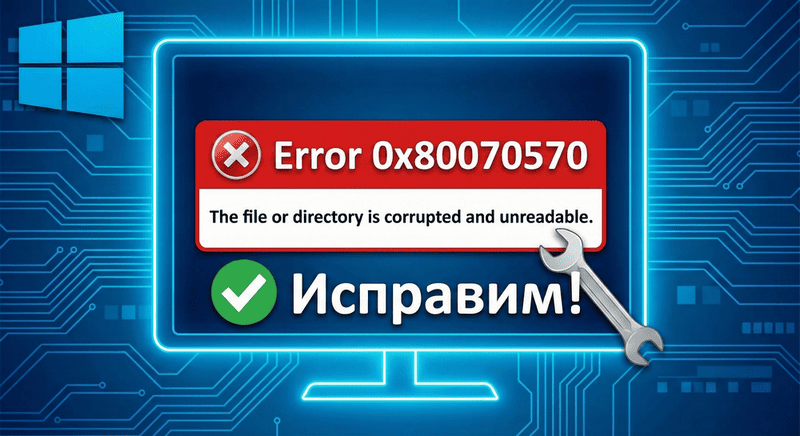 0x80070570 ошибка на Виндовс: Полное руководство по исправлению