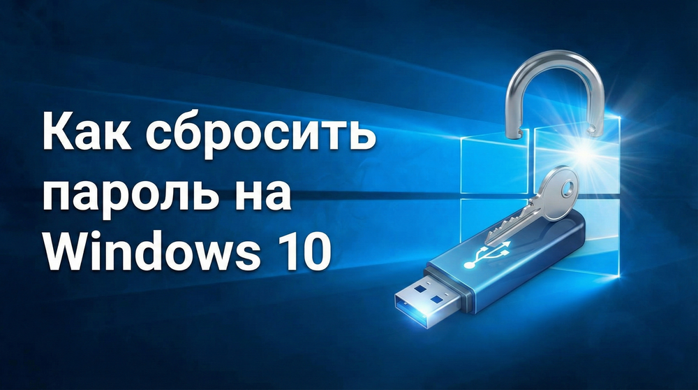 Как сбросить пароль на Виндовс 10 без потери данных: полная инструкция