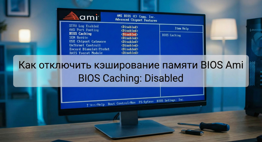 Как выключить кэширование памяти bios: Инструкция для AMI