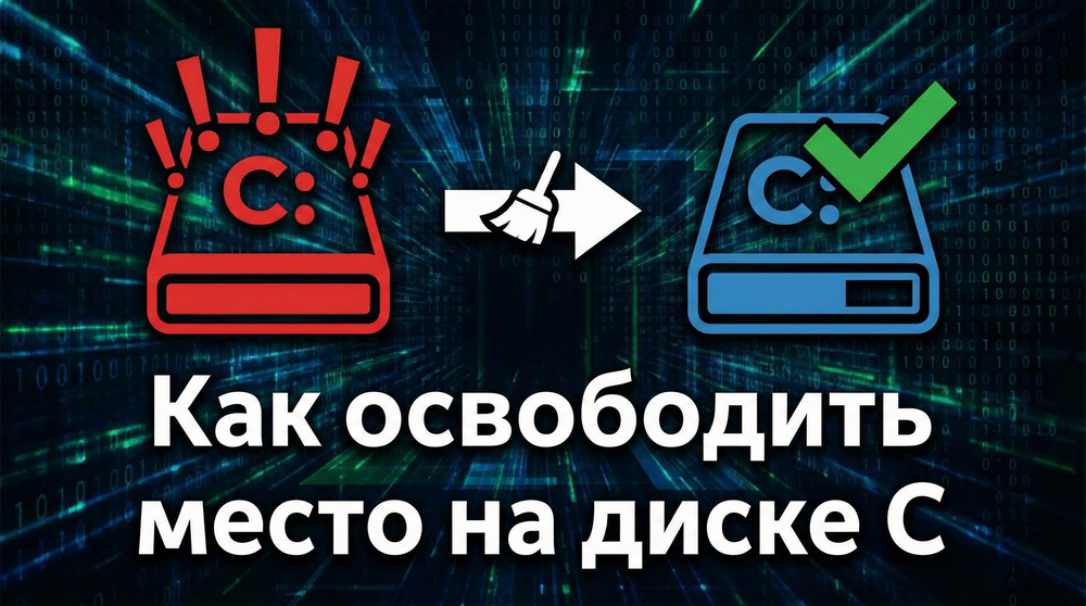 Как освободить место на диске C в Виндовс 11, 10, 8.1 и 7: Полный гайд