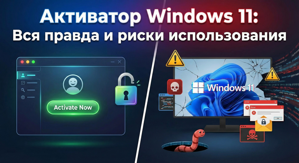 Активатор Windows 11: Польза или вред? Разберемся вместе