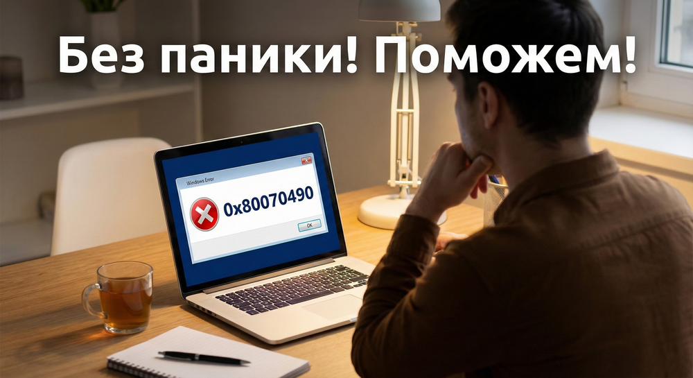 0x80070490 ошибка на Виндовс: Почему возникает и как лечить