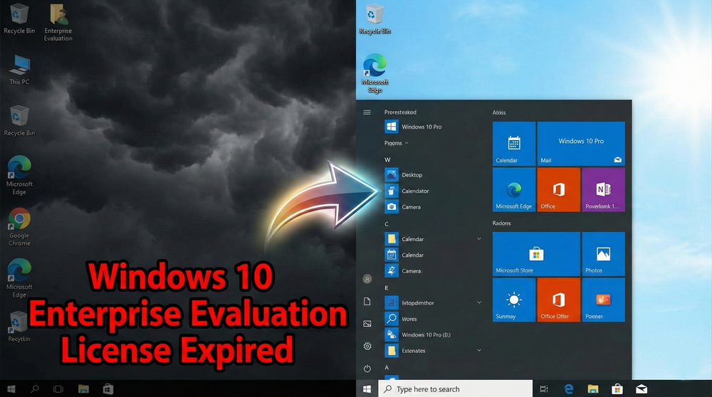 Evaluation ознакомительная Виндовс 10 как убрать надпись