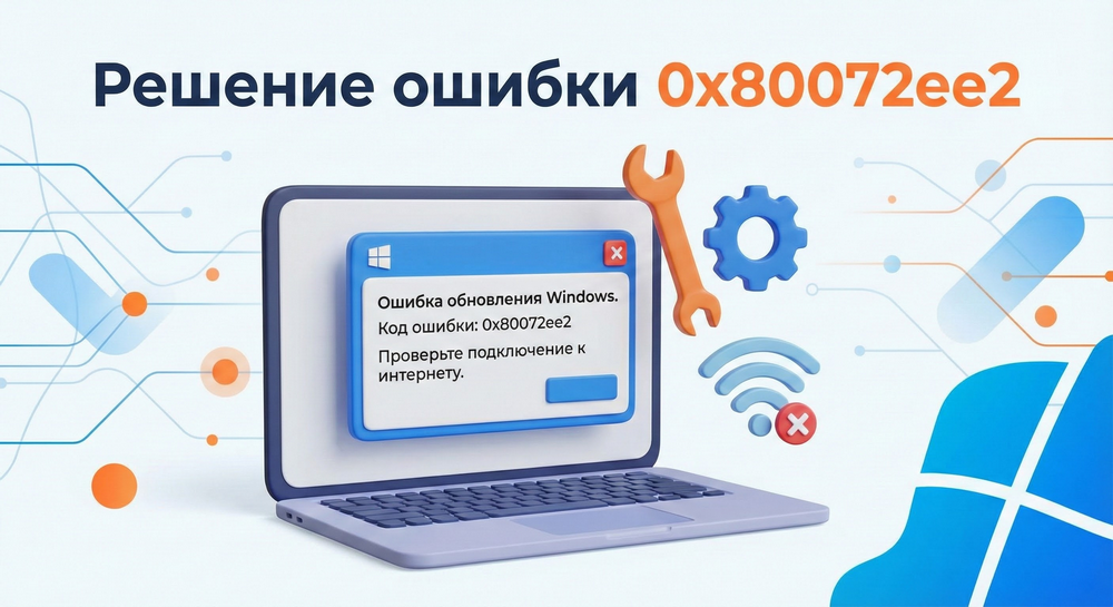 Код ошибки 0x80072ee2: Полное руководство по исправлению