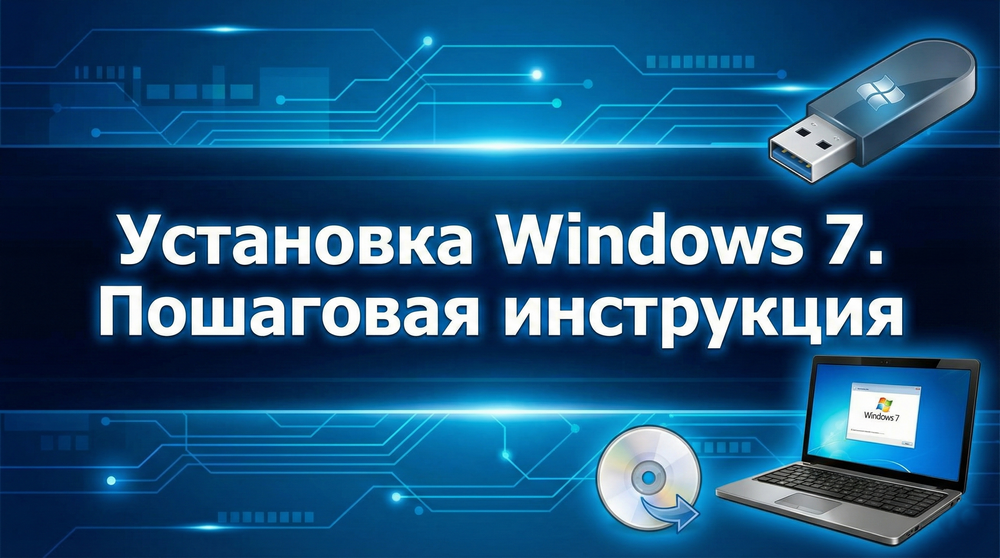 Как установить Виндовс 7 на компьютер или ноутбук: полный гайд
