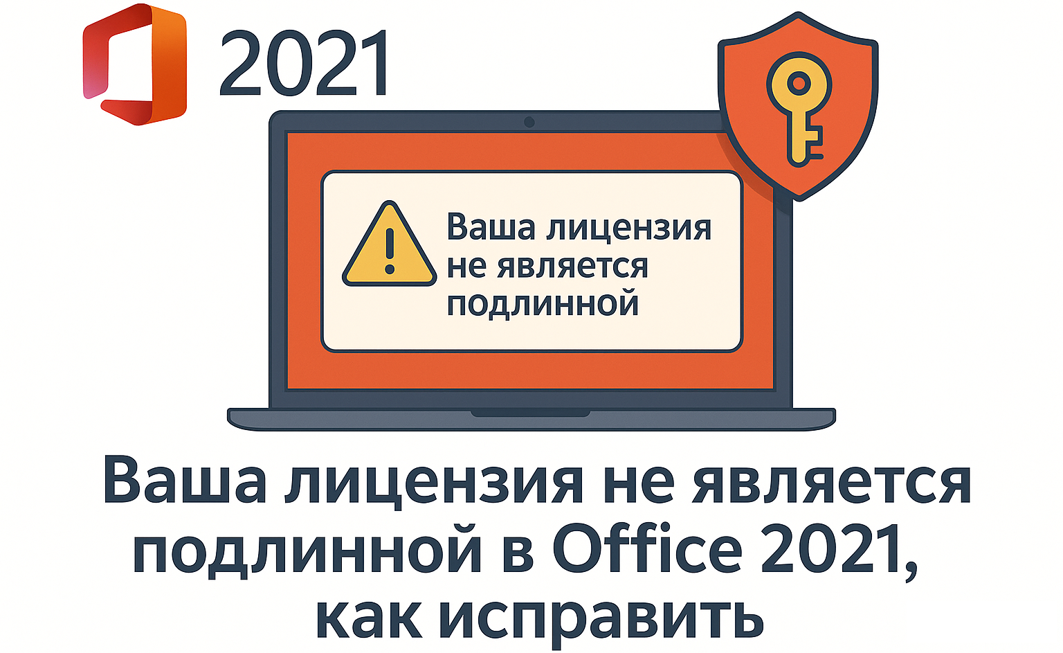 Как убрать надпись о неподлинной лицензии в Офис 2021 навсегда