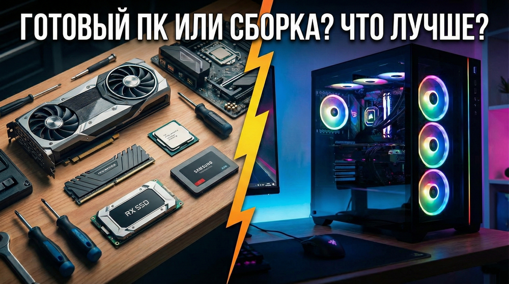 Сборка игрового ПК или готовое решение: Что выбрать сейчас?