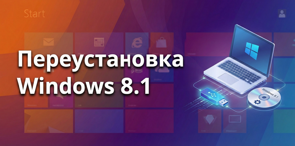 Переустановка Виндовс 8.1: Полное руководство для новичков