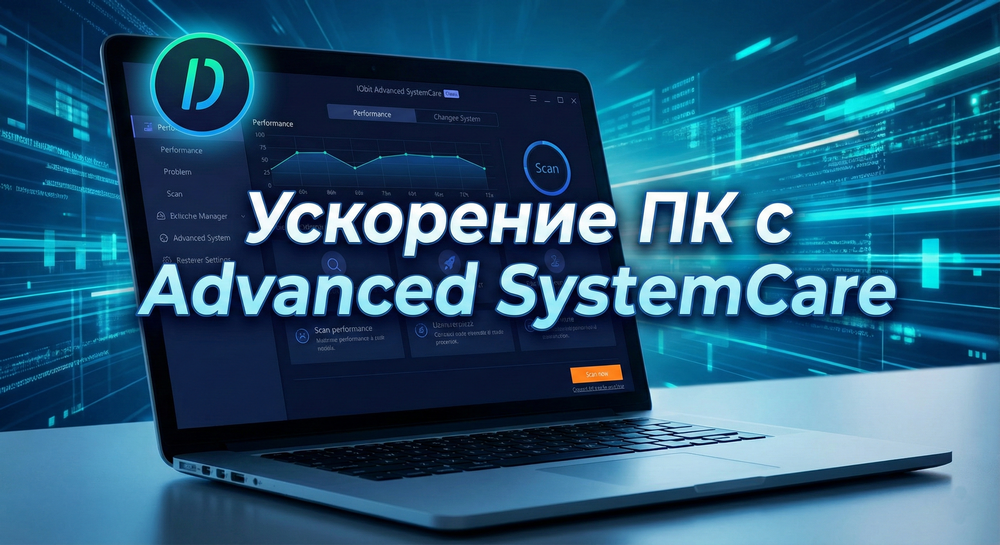 Как ускорить компьютер с iObit Адвансед Систем Каре