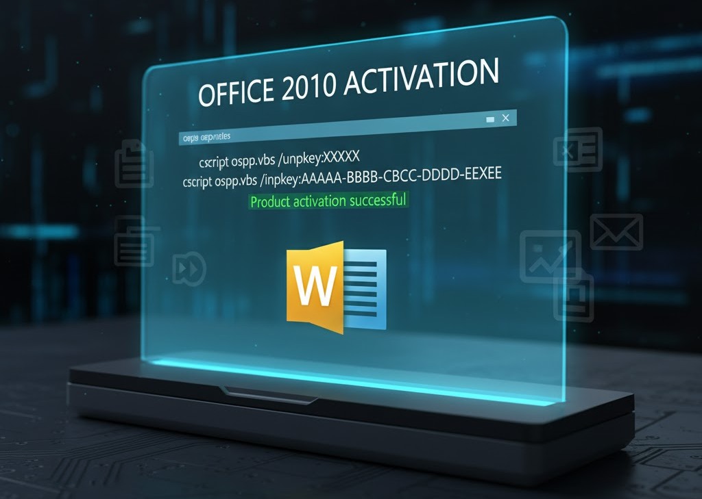 Ручная активация Офис 2010, если обычный способ не работает