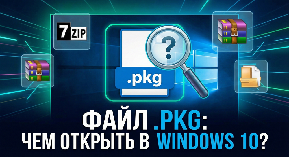Чем открыть pkg в windows 10/11: Полное руководство по распаковке