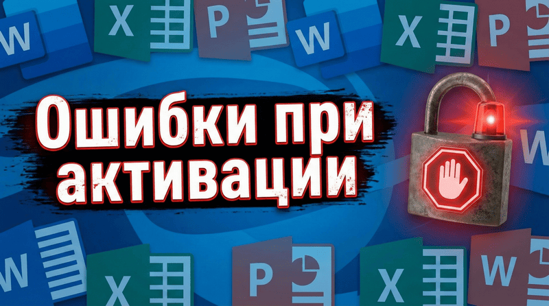 Как исправить: ошибки офис при активации - полный гайд