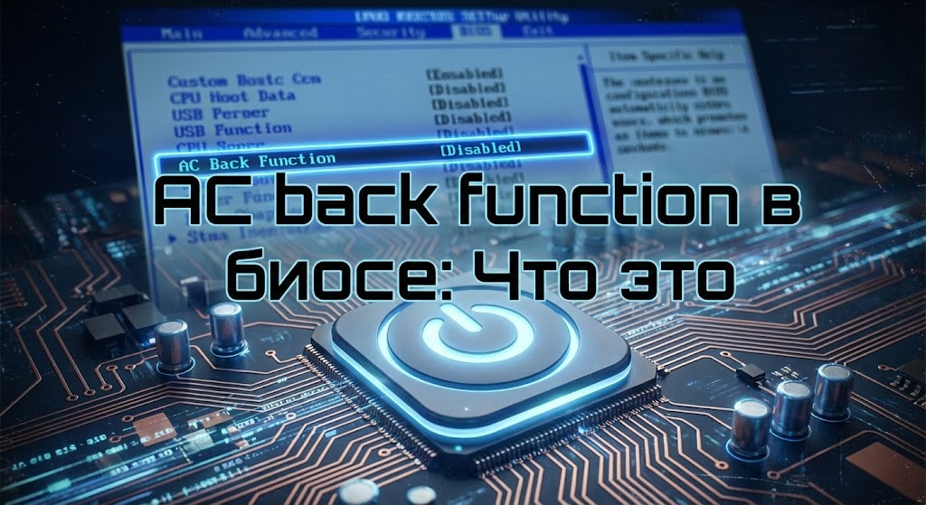 Автоматическое включение компьютера: Всё о функции AC Back