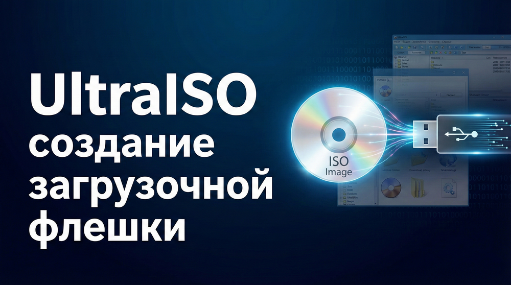 UltraISO: как создать загрузочную флешку с Виндовс за 5 минут