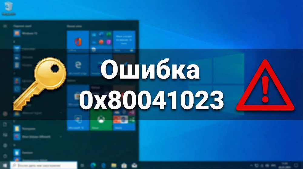 0x80041023 код ошибки в Windows: почему возникает и как убрать