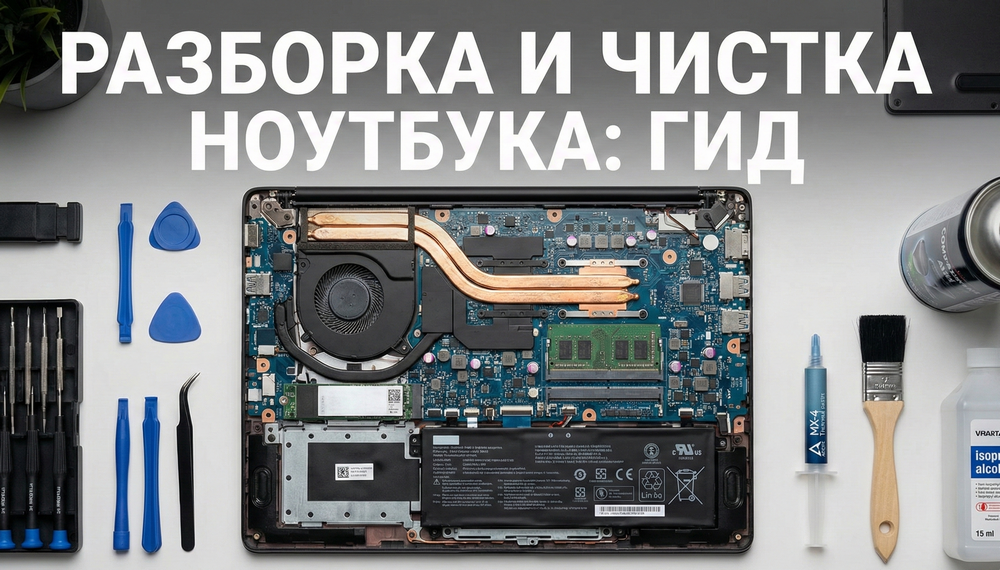 Как правильно разобрать ноутбук: Пошаговая инструкция