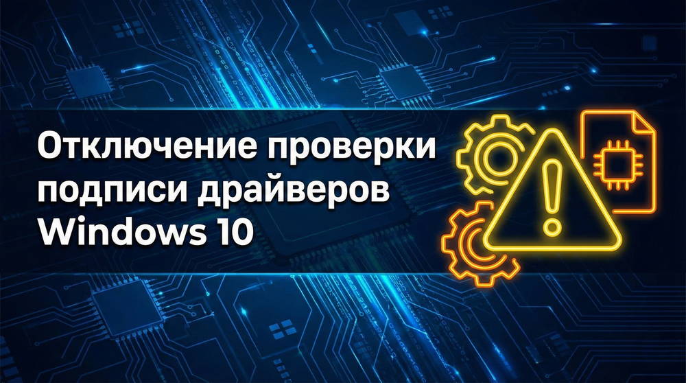 Как установить неподписанный драйвер в Виндовс 10: пошаговый гайд