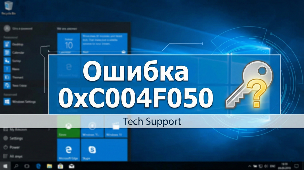 Ошибка 0xc004f050 в Виндовс 10/11: причины и методы решения