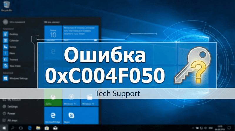 Ошибка 0xc004f050 в Виндовс 10/11: причины и методы решения