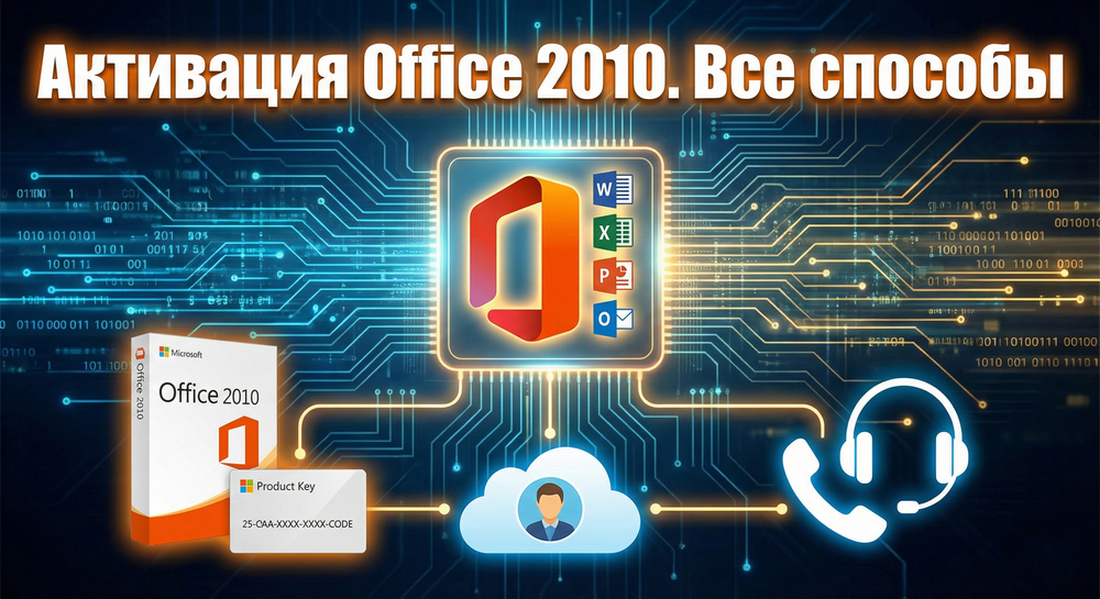 Как активировать Офис 2010: Все возможные методы