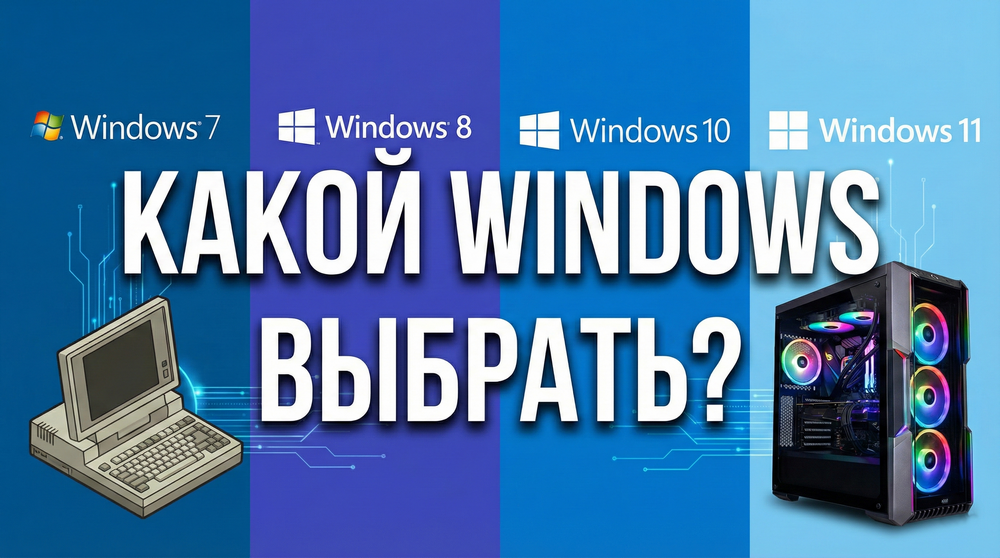 Какую Windows выбрать для ноутбука и ПК: Полный обзор версий