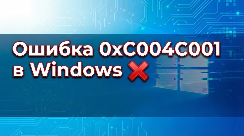 0xC004C001 ошибка на Виндовс: Полный гайд по устранению