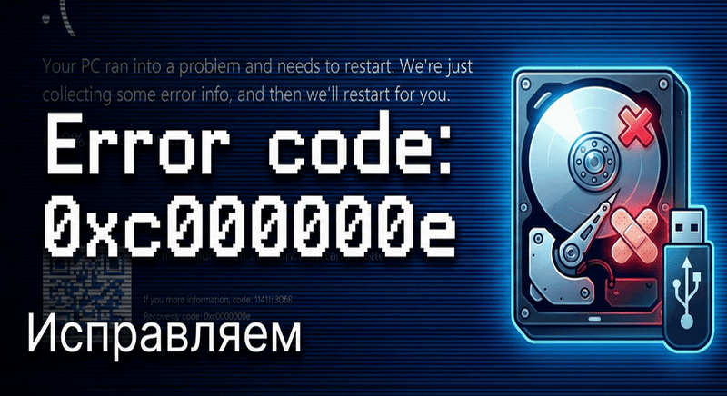 Ошибка 0xc000000e при загрузке Windows 10 и не только: руководство