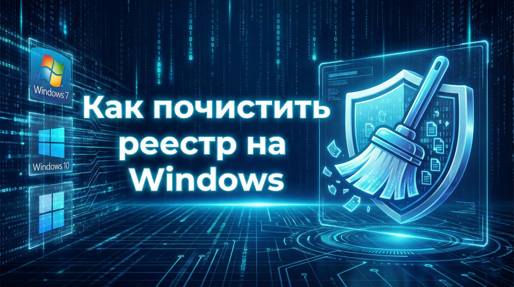 Очистка реестра Windows 7, 10 и 11: ускоряем работу компьютера