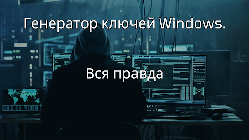 Генератор ключей Windows. Вся правда