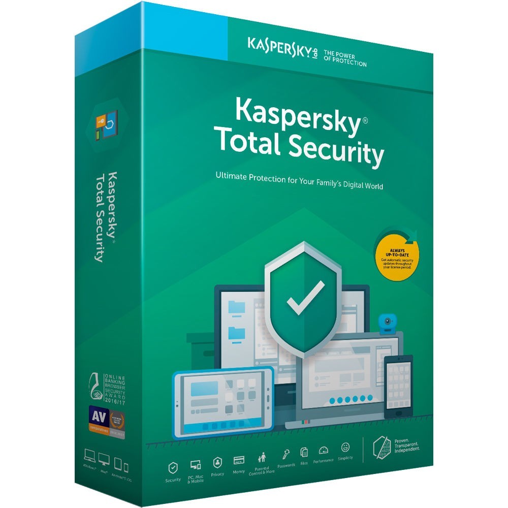 Купить Kaspersky Total Security 1 год 2 устройства в VipKeys