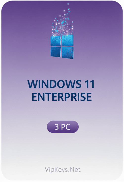 Купить Windows 11 Enterprise (Корпоративная) 3 ПК в VipKeys