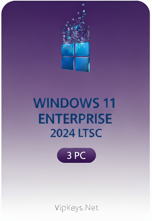Купить Windows 11 Enterprise LTSC 2024 3 ПК в VipKeys