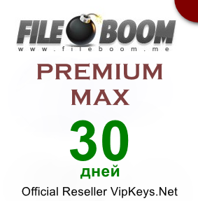 Купить FileBoom.Me Premium MAX 30 дней в VipKeys