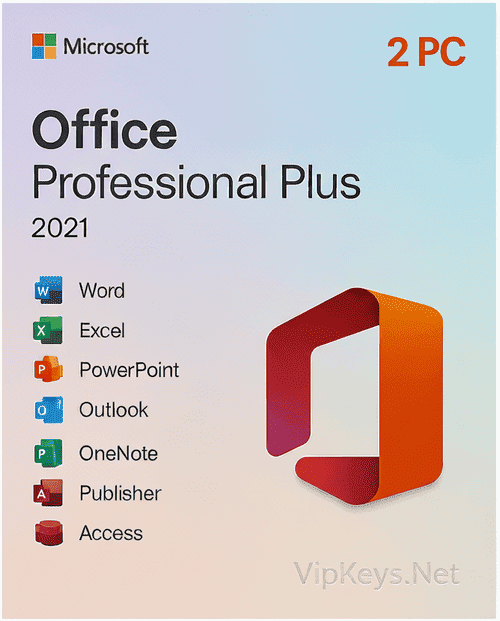 Купить Office 2021 Professional Plus 2 ПК в VipKeys